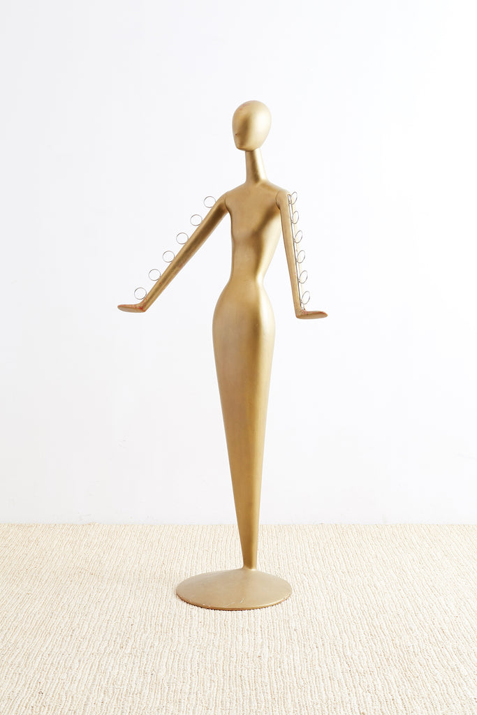Abstract Tulip Form Female Mannequin Display Sculpture