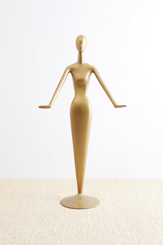 Abstract Tulip Form Female Mannequin Display Sculpture
