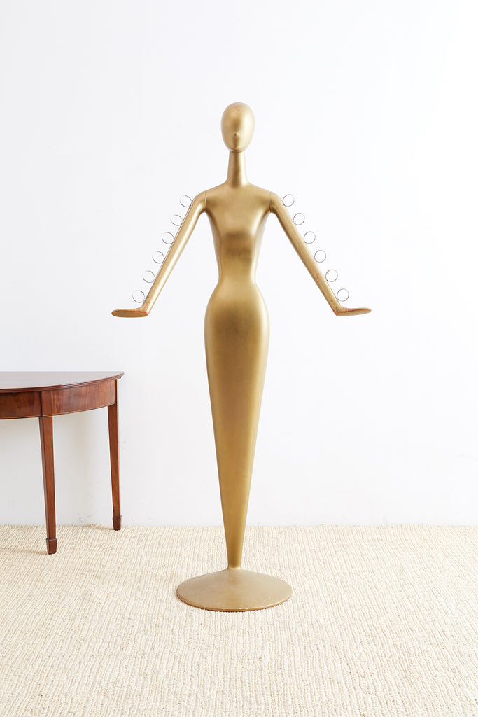 Abstract Tulip Form Female Mannequin Display Sculpture