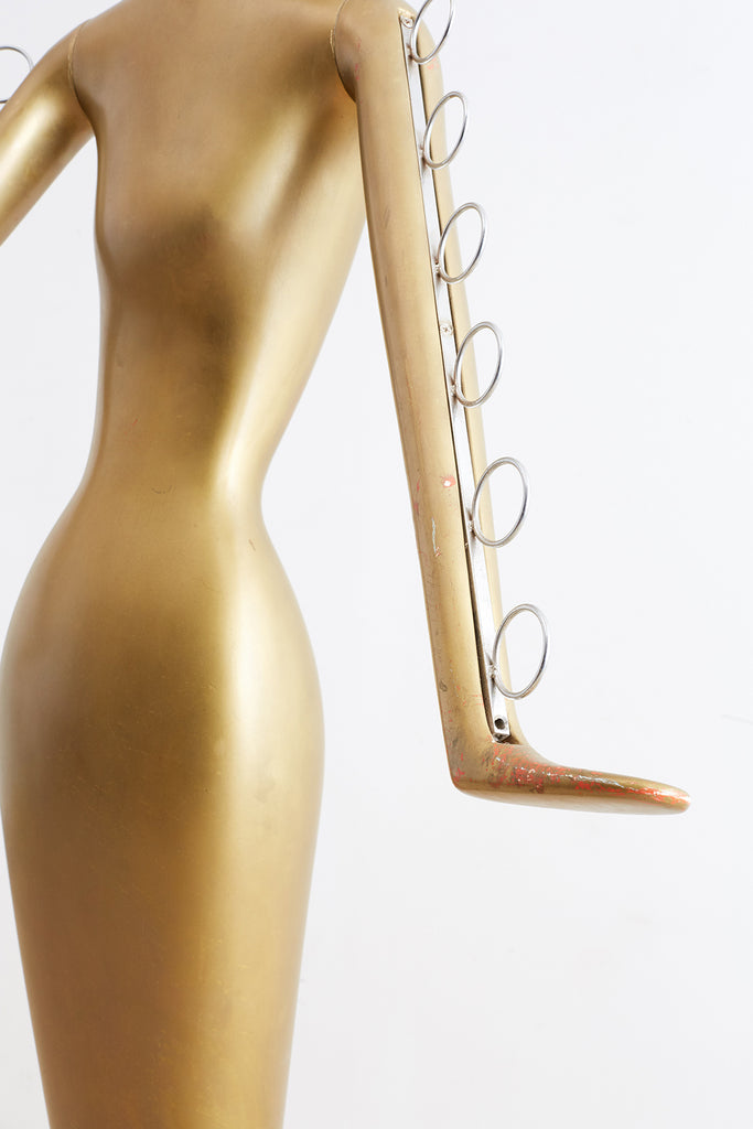 Abstract Tulip Form Female Mannequin Display Sculpture