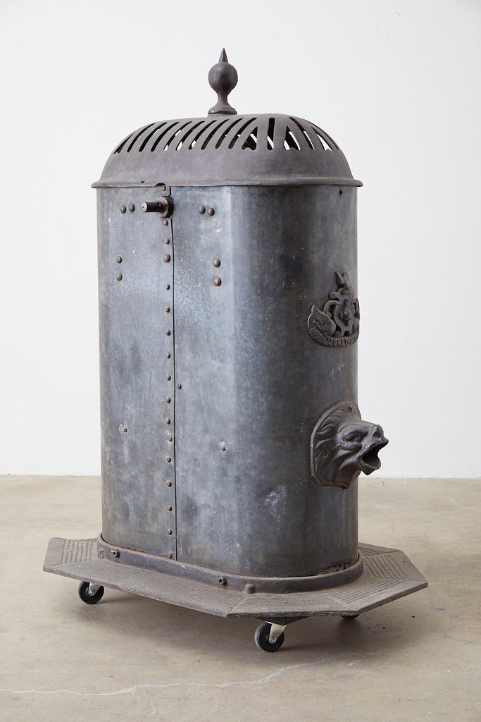 19th Century French Cast Iron Water Pump Fountain