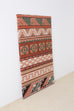 North American Woven Geometric Textile Mounted Panel