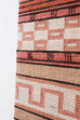 North American Woven Geometric Textile Mounted Panel