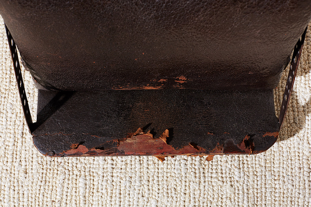 19th Century French Napoleon III Leather Reclining Armchair