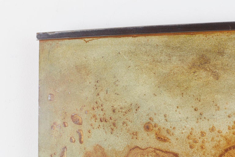 Modern Abstract Painting on Steel