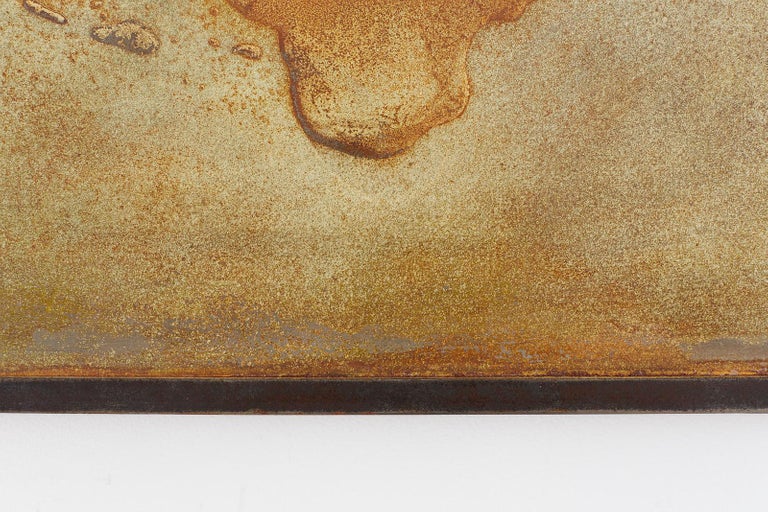 Modern Abstract Painting on Steel