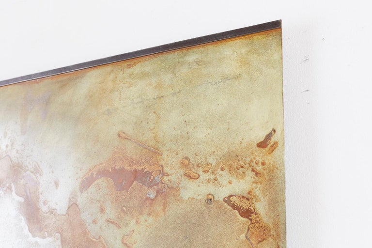 Modern Abstract Painting on Steel