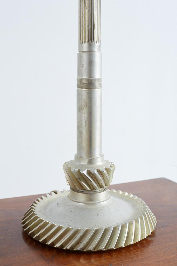 Industrial Machine Age Gear Table Lamps
