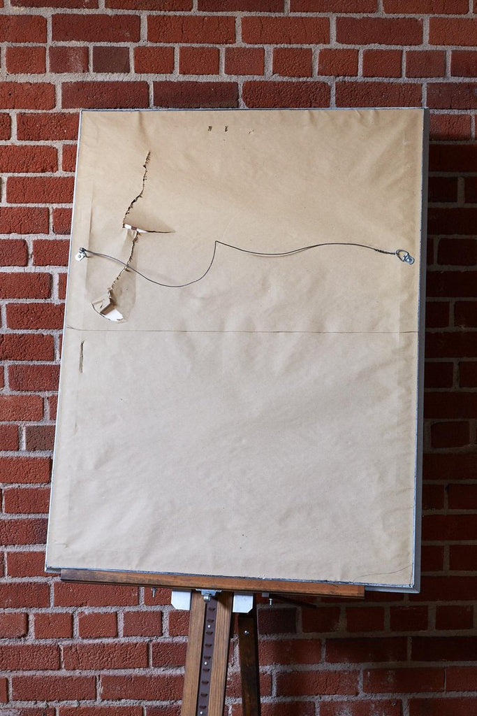 Japanese Showa Period Peacocks Painted on Silk