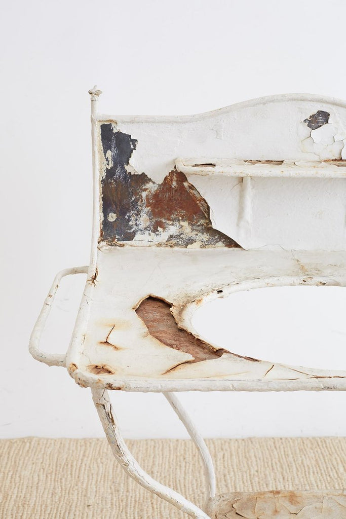 English Victorian Iron Wash Stand or Garden Planter