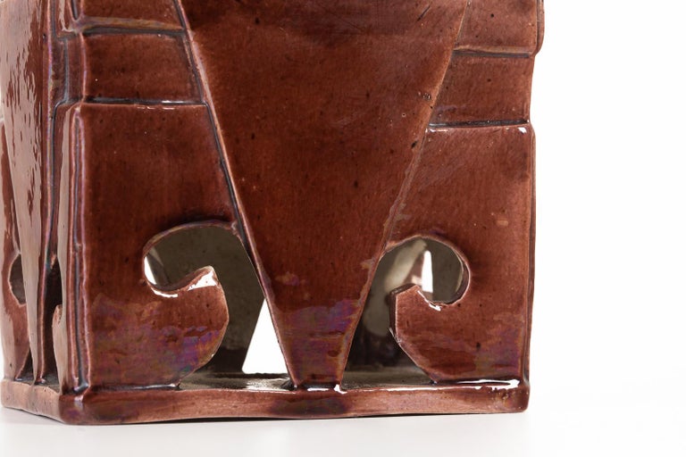 Pair of Chinese Famille Verte Foo Dogs on Stands