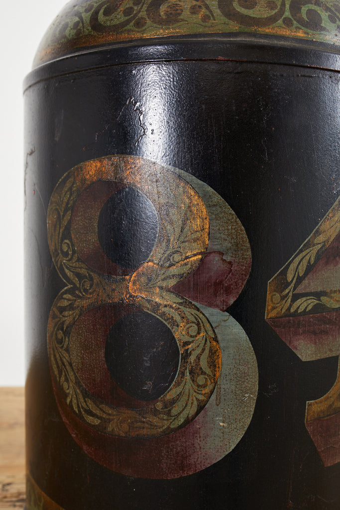 Frederick Cooper Tea Canister Tole Lamp