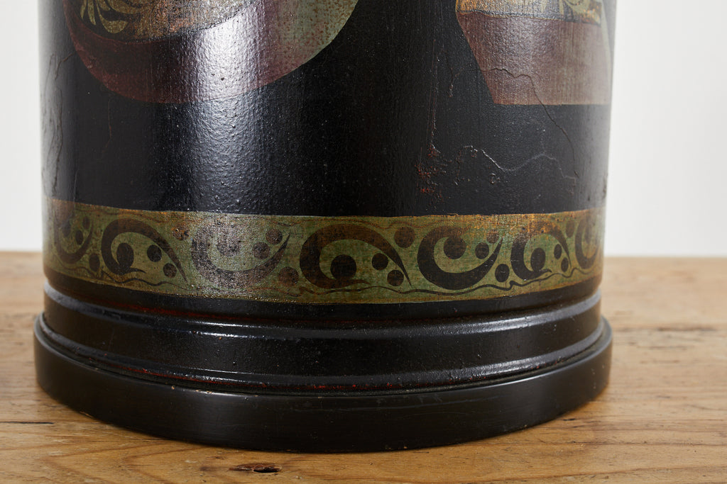 Frederick Cooper Tea Canister Tole Lamp