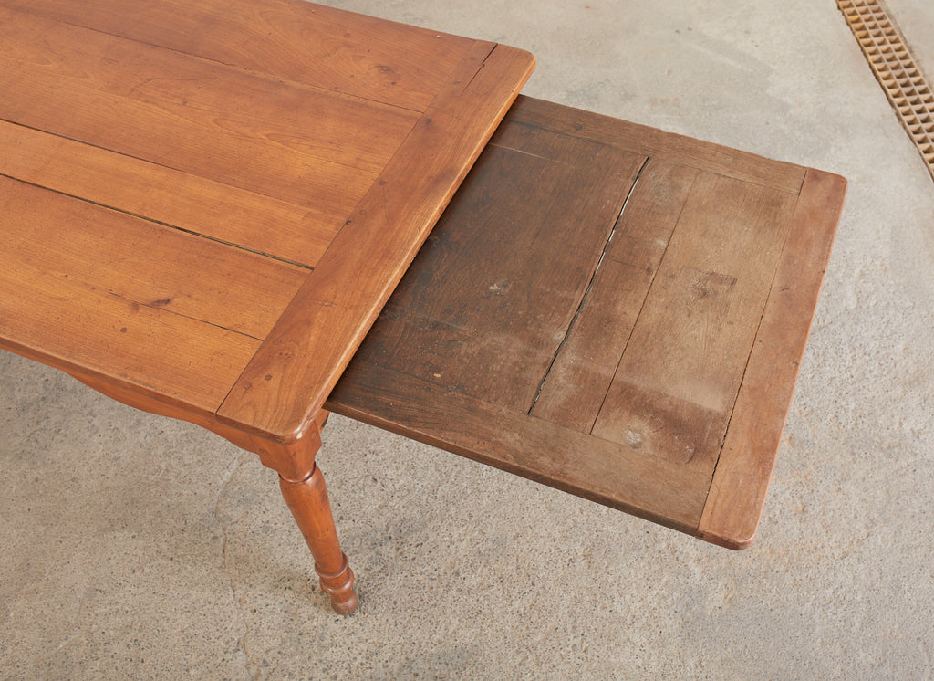 19th Century Country French Provincial Farmhouse Fruitwood Dining Table