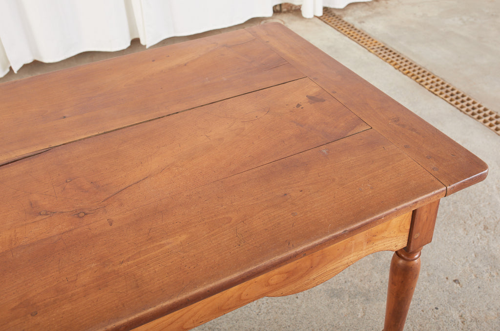 19th Century Country French Provincial Farmhouse Fruitwood Dining Table