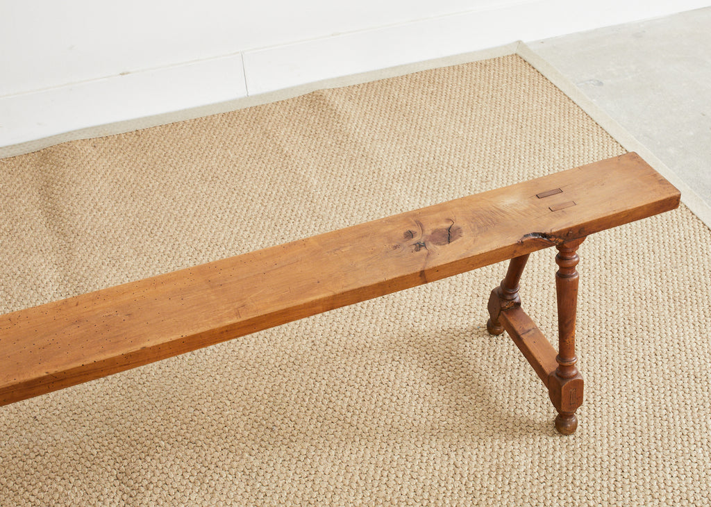 Pair of 19th Century Country French Provincial Farmhouse Benches