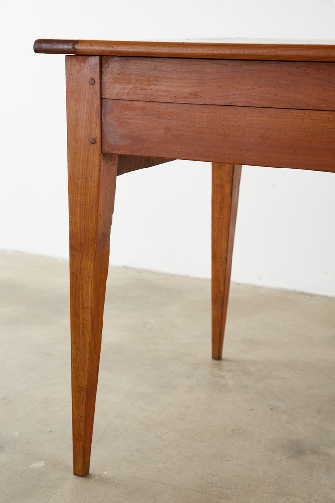 19th Century French Provincial Farmhouse Fruitwood Dining Table