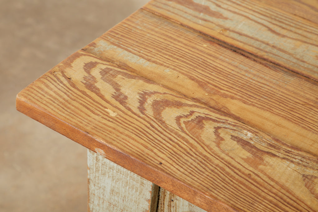 American Country Painted Pine Farmhouse Dining Table