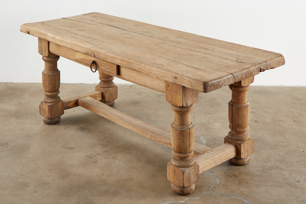 19th Century Country French Oak Farmhouse Dining Table