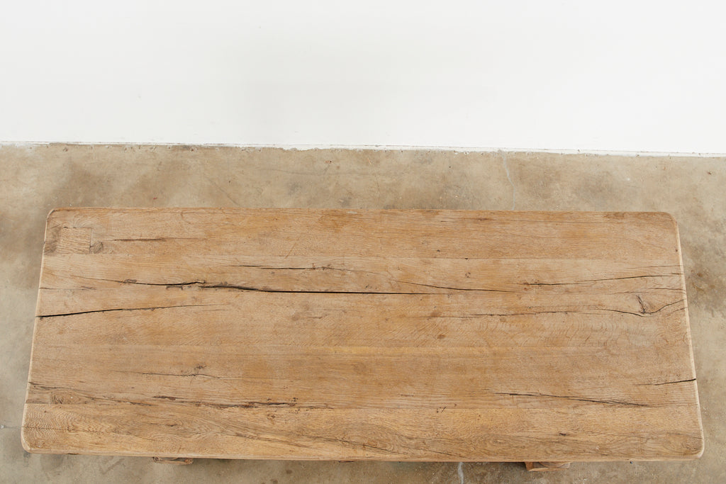 19th Century Country French Oak Farmhouse Dining Table