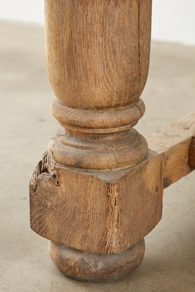 19th Century Country French Oak Farmhouse Dining Table
