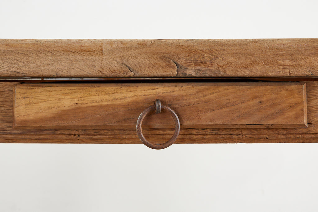 19th Century Country French Oak Farmhouse Dining Table