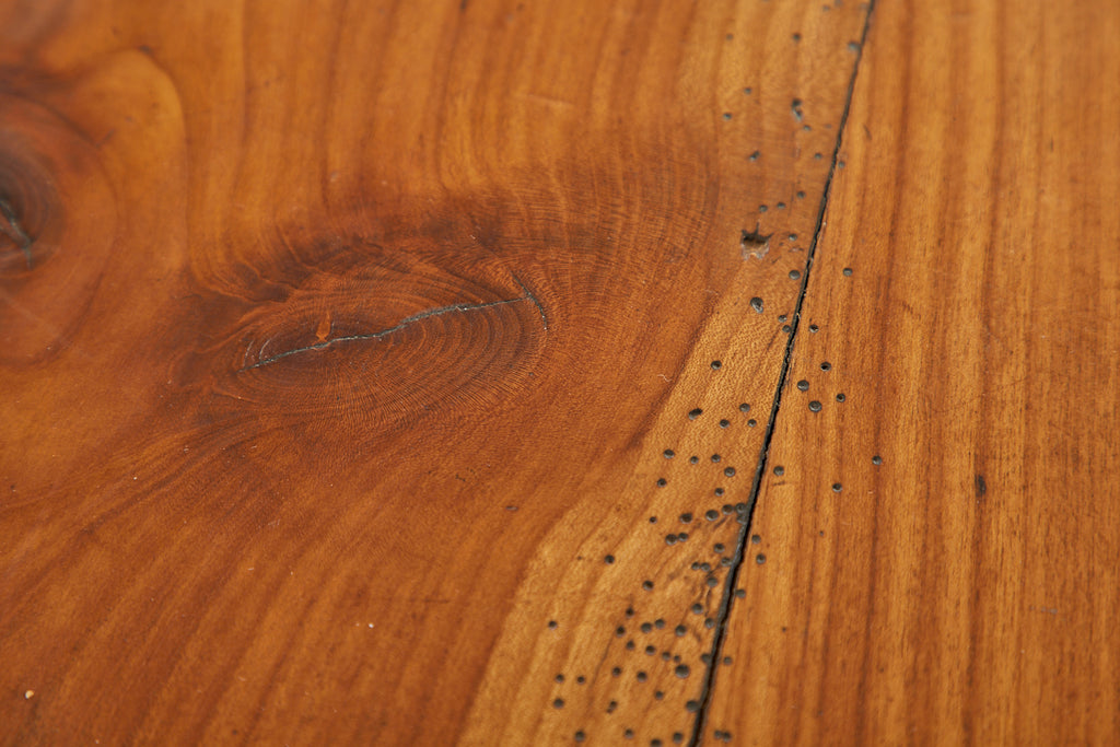 French Louis Philippe Fruitwood Farmhouse Work Table Console