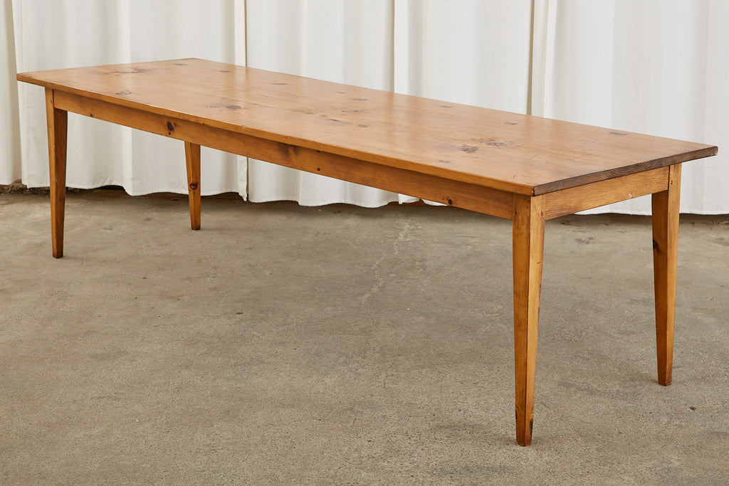 Country English Provincial Farmhouse Dining Table