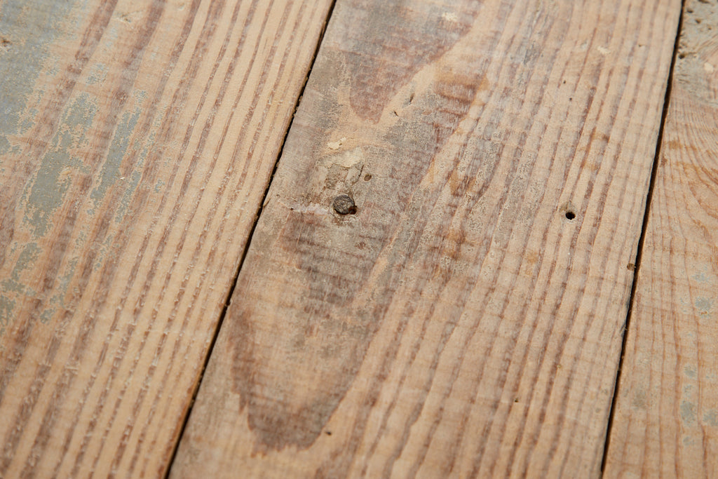 American Country White Painted Pine Farmhouse Dining Table