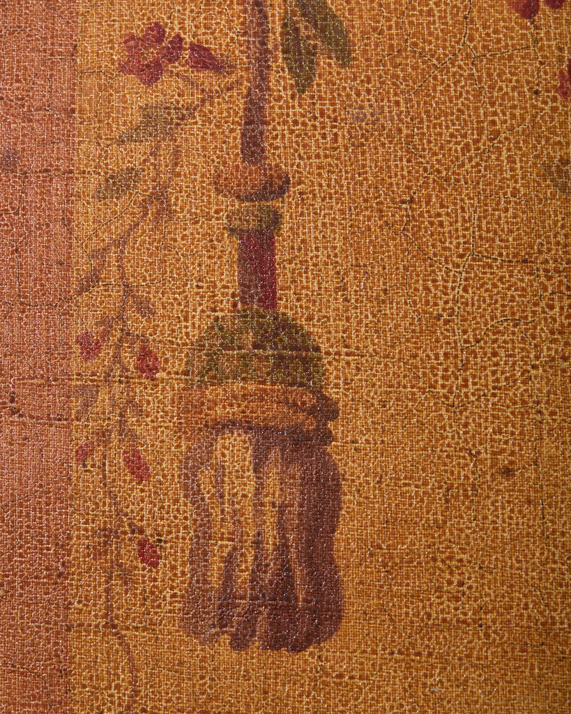 English Victorian Adam Style Three Panel Folding Screen