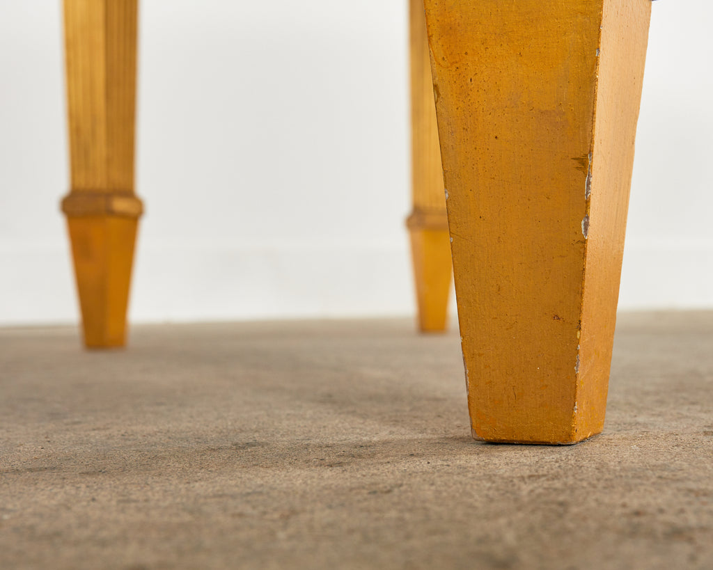 Pair of French Empire Demilune Flip-Top Consoles by Ira Yeager