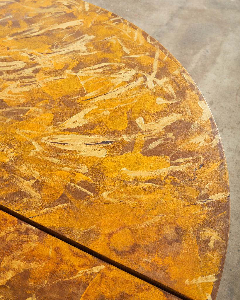 Pair of French Empire Demilune Flip-Top Consoles by Ira Yeager