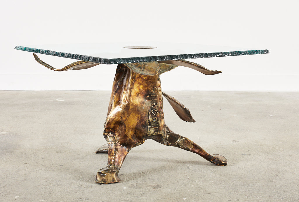 Jean-Jacques Tosello Modern Bronze Sculptural Centre Table