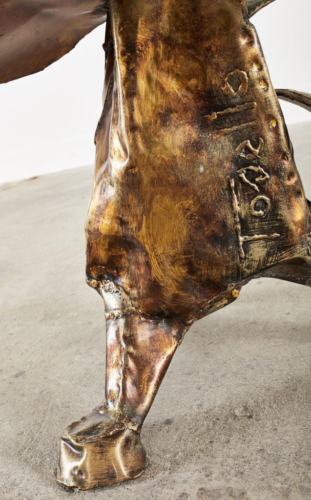 Jean-Jacques Tosello Modern Bronze Sculptural Centre Table