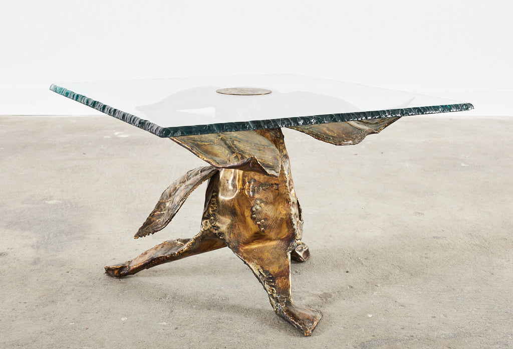 Jean-Jacques Tosello Modern Bronze Sculptural Centre Table