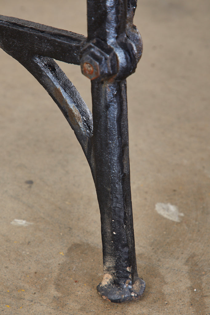 English Coalbrookdale Attributed Iron Gothic Revival Garden Benches