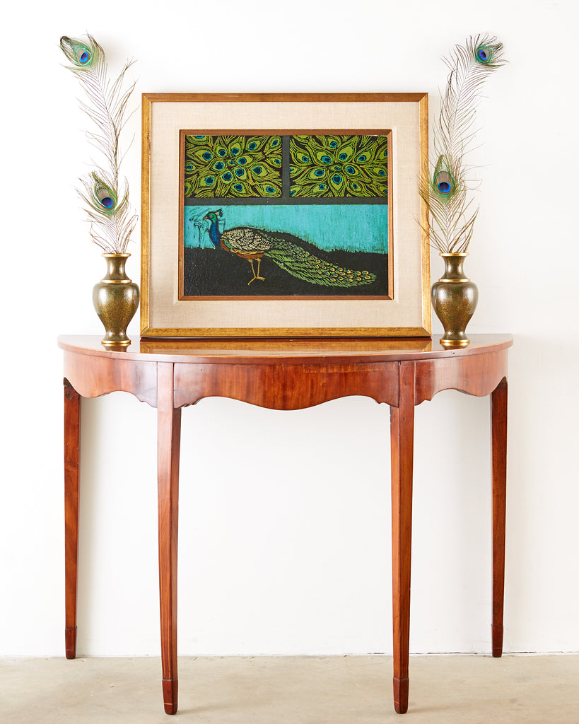 Pair of Chinese Cloisonné Enamel Baluster Vases