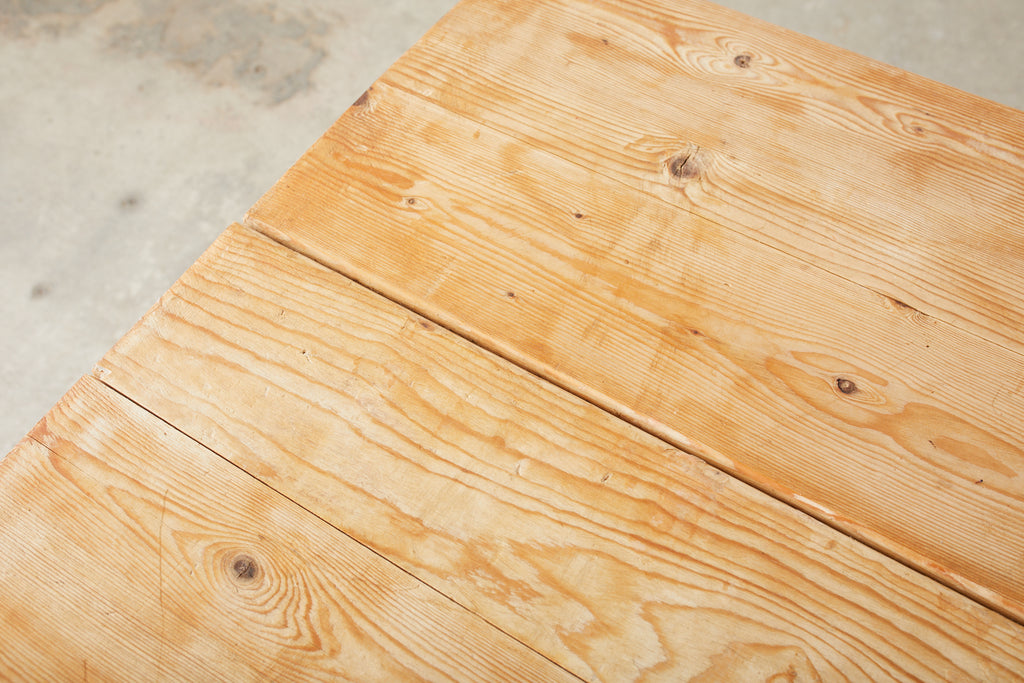 Swedish Gustavian Style Pine Farm Table or Console