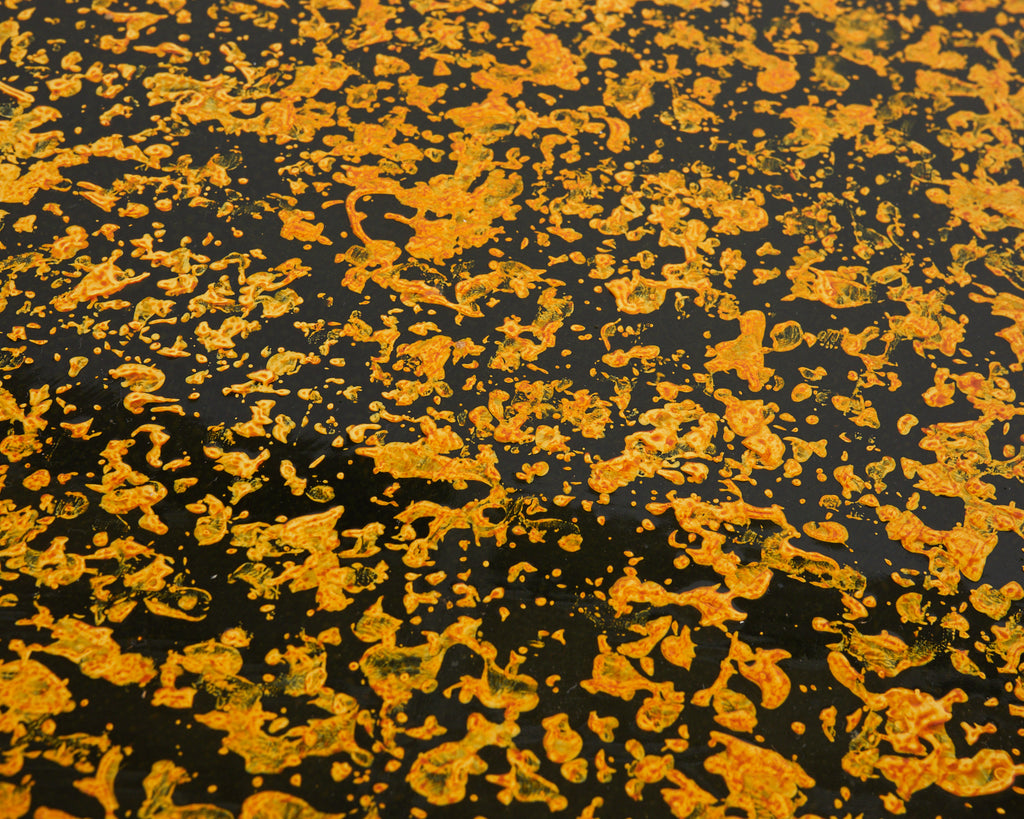 English Regency Style Two Tier Console Speckled by Ira Yeager