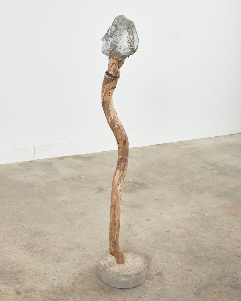 Ira Yeager Pierrot Clown Head Sculpture Mounted on Stand