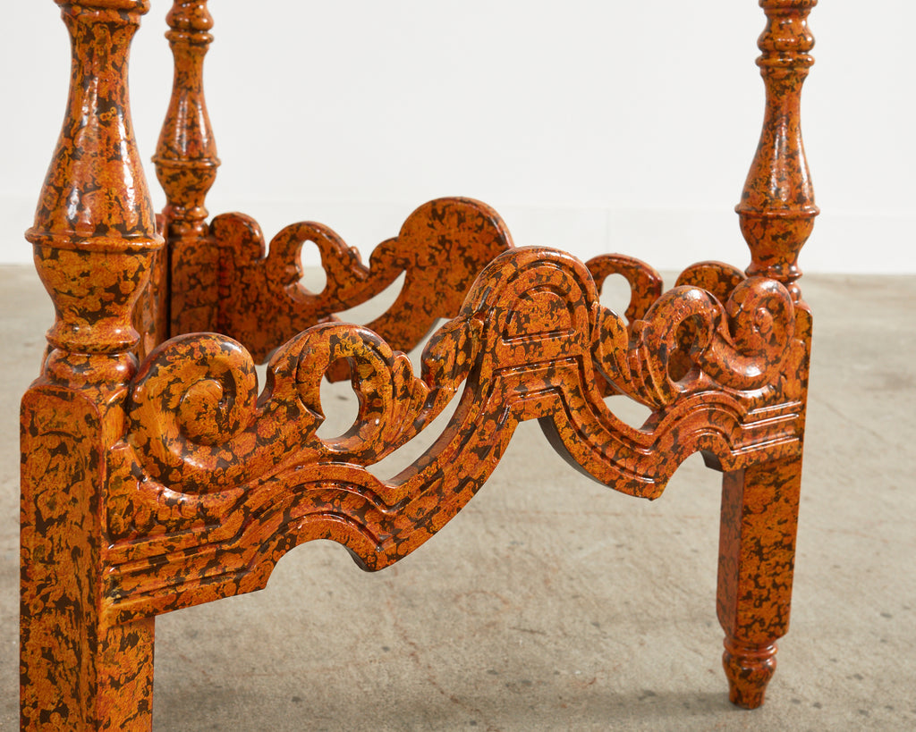 English Victorian Cricket Table Spreckled by Ira Yeager