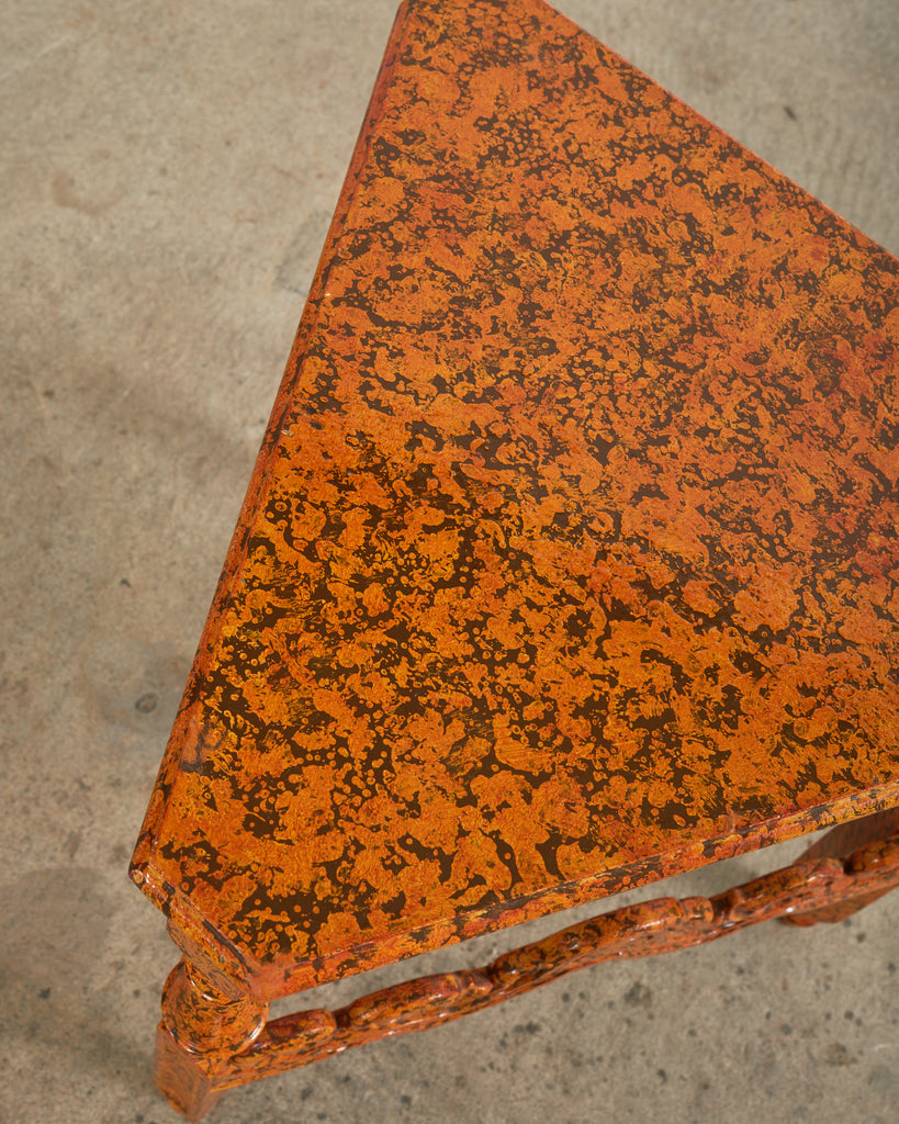 English Victorian Cricket Table Spreckled by Ira Yeager