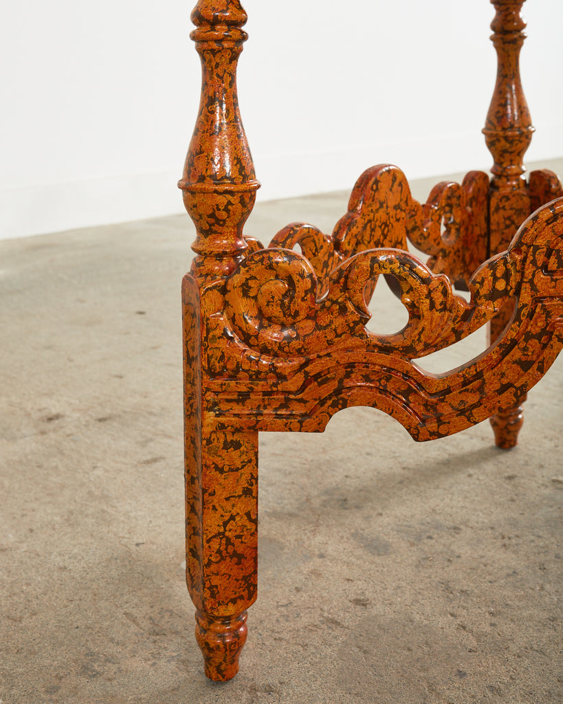 English Victorian Cricket Table Spreckled by Ira Yeager