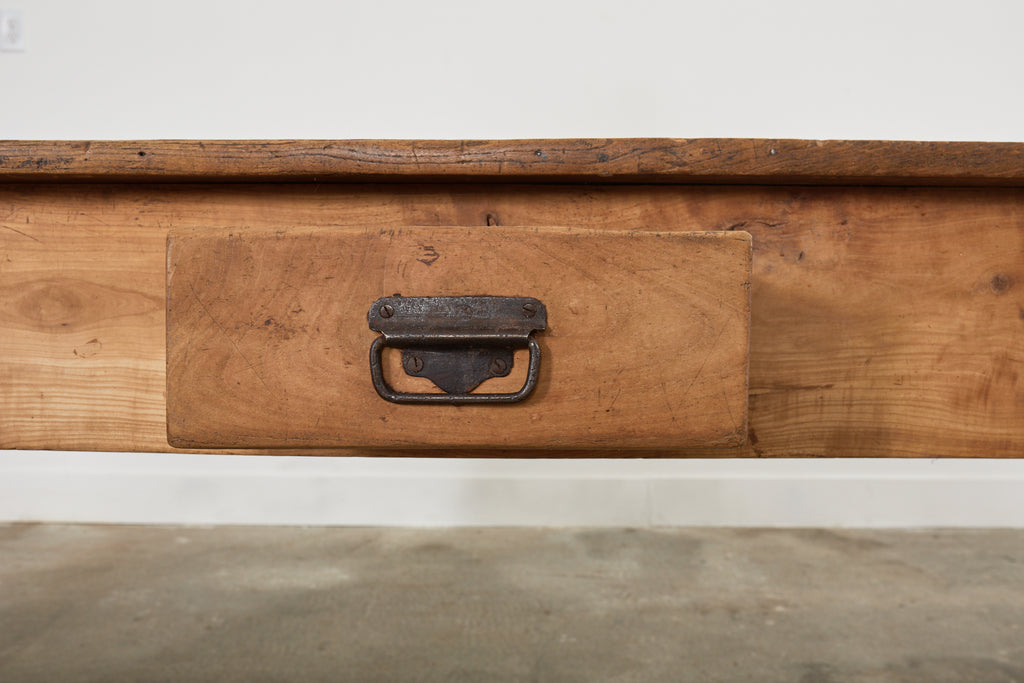 18th Century Country French Provincial Fruitwood Farmhouse Work Table