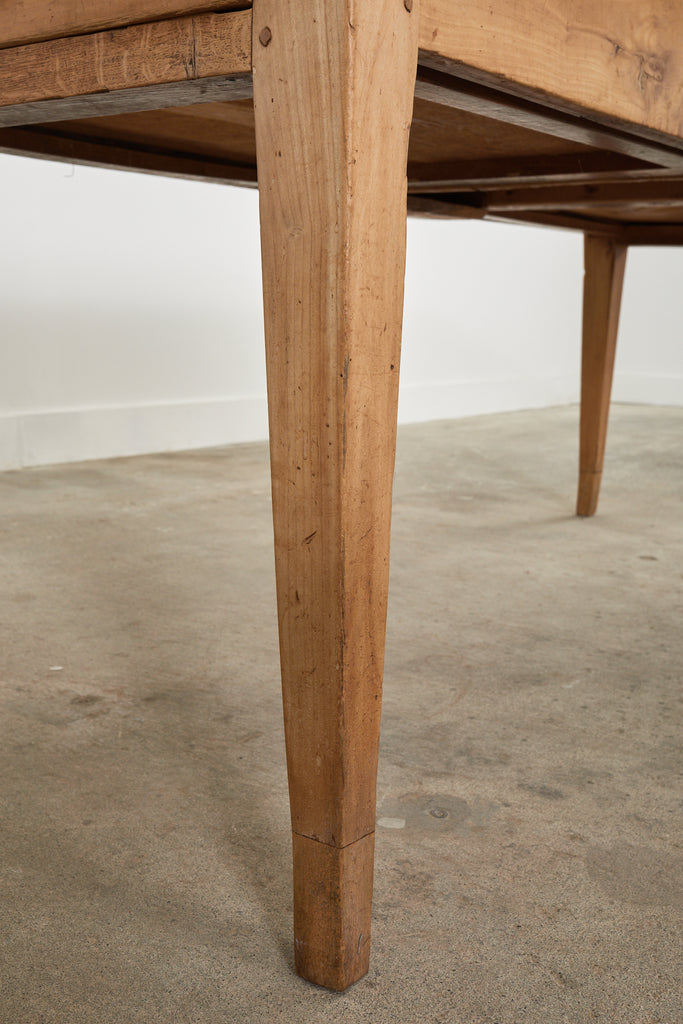 18th Century Country French Provincial Fruitwood Farmhouse Work Table