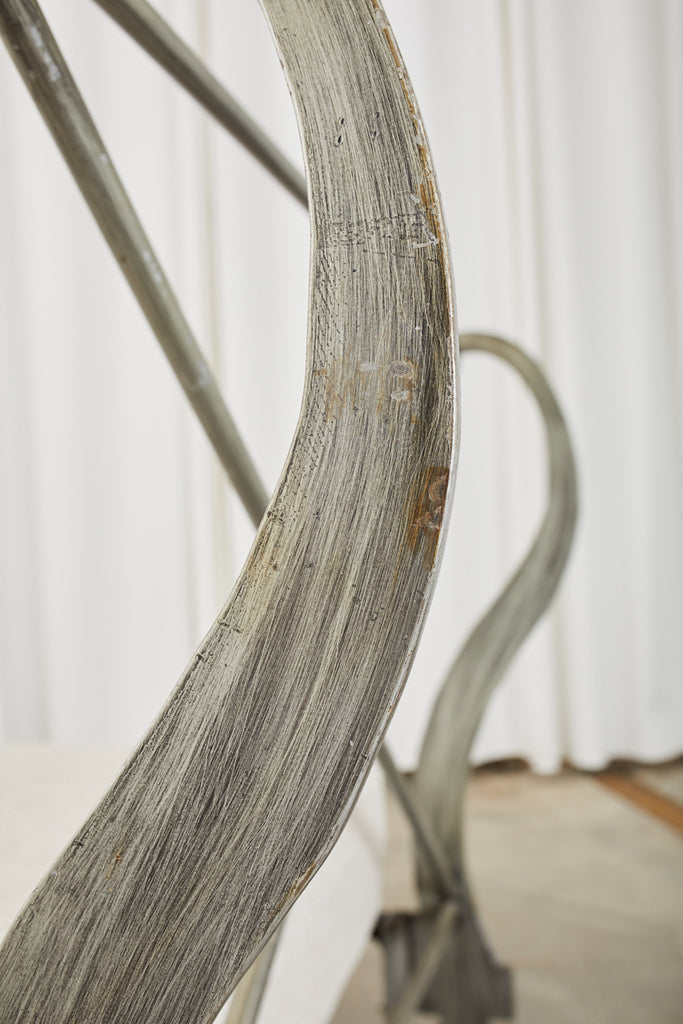 Italian Neoclassical Style Iron Scrolled Daybed