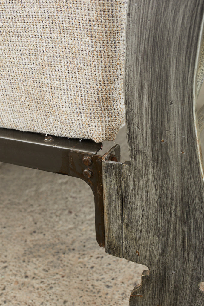 Italian Neoclassical Style Iron Scrolled Daybed