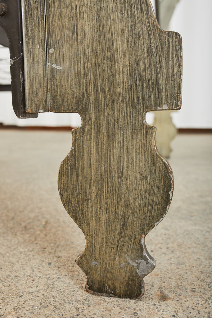 Italian Neoclassical Style Iron Scrolled Daybed