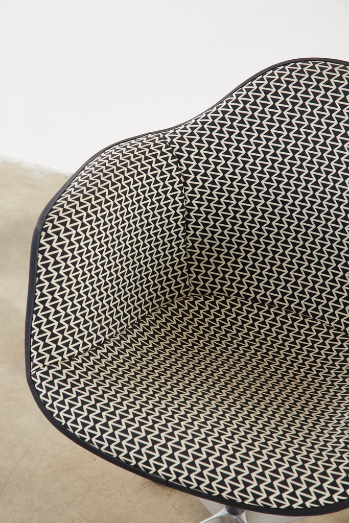 Set of Four Eames for Herman Miller Swivel Shell Chairs