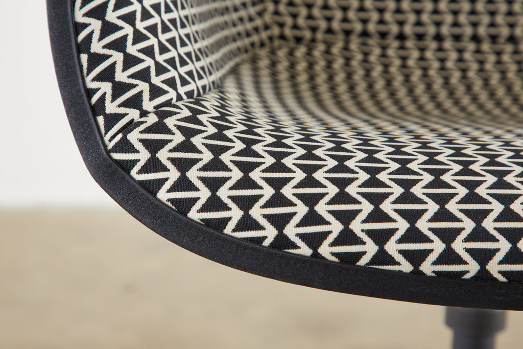 Set of Four Eames for Herman Miller Swivel Shell Chairs